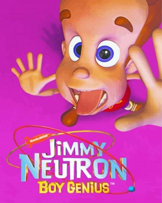 Jimmy Neutron Boy Genius Poster Diamond Painting