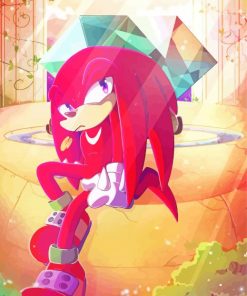 Knuckles The Echidna Sonic The Hedgehog Diamond Painting