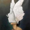 Lady With Wings Face Diamond Painting