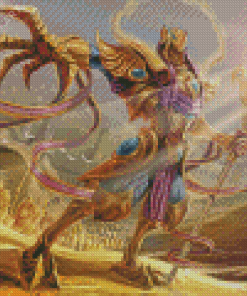 League Of Legends Azir Character Diamond Painting