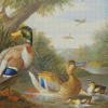 Mallard Duck Babies Diamond Painting