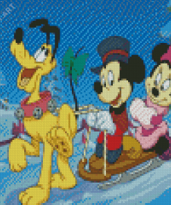 Mickey Mouse Christmas Diamond Painting