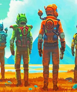 No Mans Sky Characters Diamond Painting