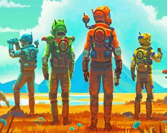 No Mans Sky Characters Diamond Painting