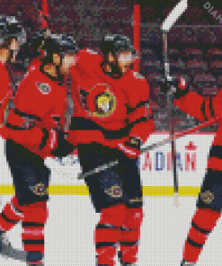 Ottawa Senators Ice Hockey Players Diamond Painting