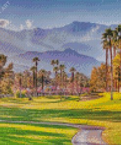 Palm Desert California View Diamond Painting