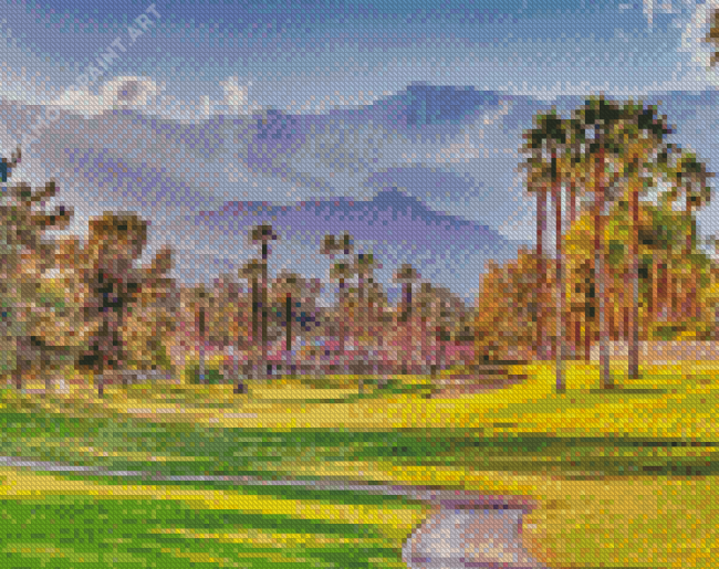 Palm Desert California View Diamond Painting