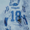 Peyton Manning Football Player Diamond Painting
