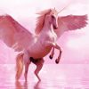 Pink Horse Diamond Paintings