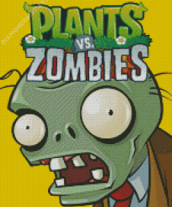 Plants VS Zombies Poster Diamond Painting