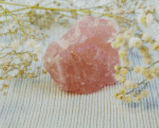 Rose Quartz Crystal Diamond Paintings