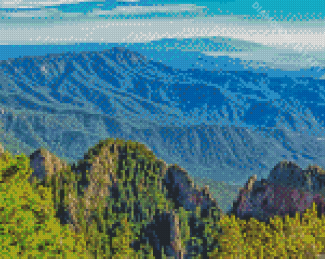 Sandia Mountains Landscape Diamond Paintings