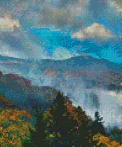 Smoky Mountain National Park Landscape Diamond Painting
