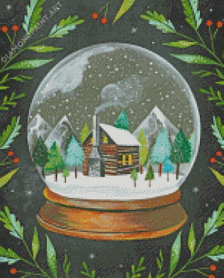 Snow Globe Art Diamond Paintings