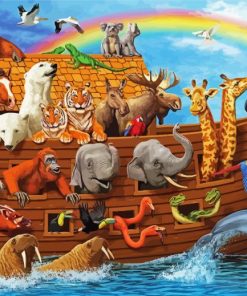 The Ark And Animals Diamond Painting
