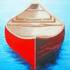 Aesthetic Red Canoe Diamond Painting