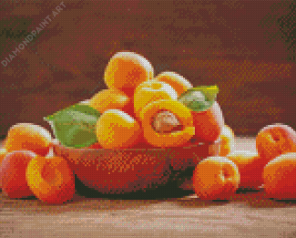 Apricots Fruits Diamond Painting