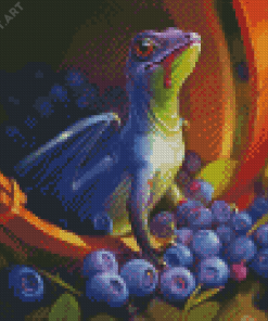 Bilberry Dragon Diamond Painting