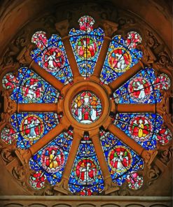 Christ Church Cathedral Rose Window Diamond Painting