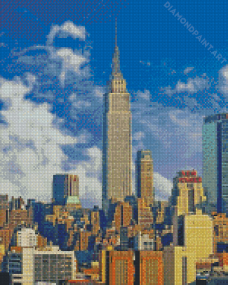 Empire State Building New York Diamond Painting
