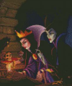 Evil Queen And Maleficent Diamond Painting