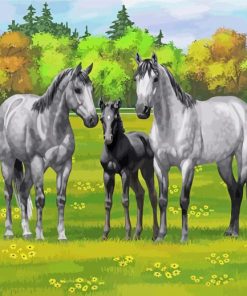 Farm Ranch And Horses Diamond Paintings