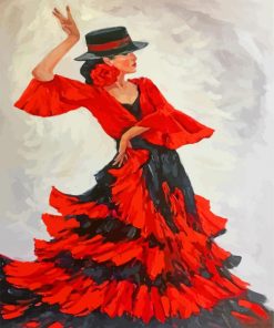 Flamenco Dancer Diamond Painting