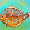 Flounder Art Diamond Painting