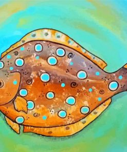 Flounder Art Diamond Painting