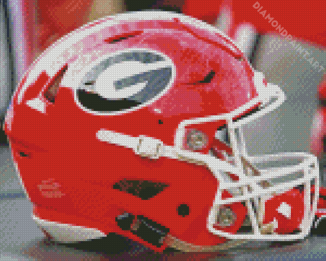 Georgia Bulldogs Helmet Diamond Paintings