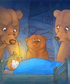 Goldilocks And The Three Bears Diamond Painting