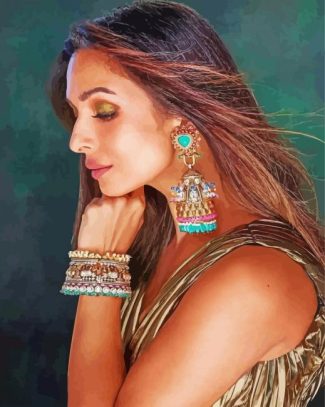 Indian Actress Malaika Arora Diamond Paintings