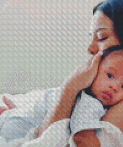 Mother Hugging Baby Diamond Painting