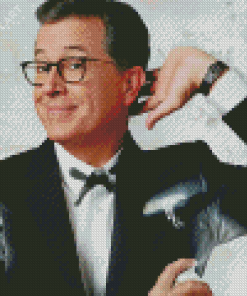 Stephen Colbert Comedian Diamond Painting