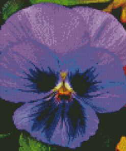 Violet Flower Diamond Painting