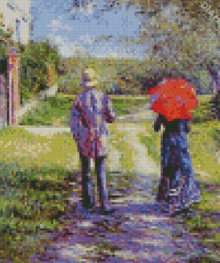 Couple In The Countryside Diamond Paintings