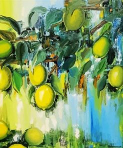Green Lemon Tree Diamond Paintings