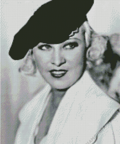 Mae West Beautiful Actress Diamond Painting