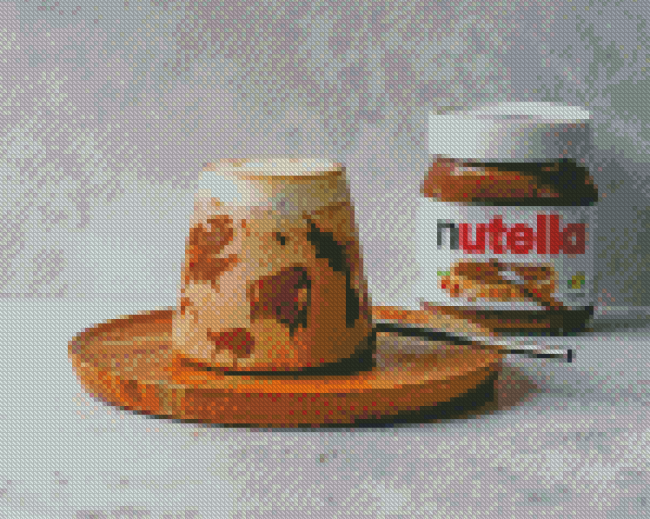 Nutella Coffee Drink Diamond Painting