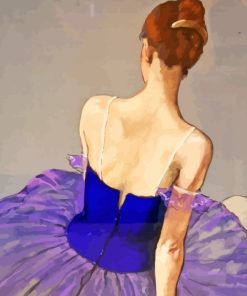 Purple Ballerina Diamond Painting