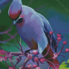 Purple Bird Art Diamond Painting