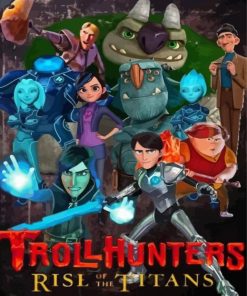 Trollhunters Rise Of The Titans Poster Diamond Painting