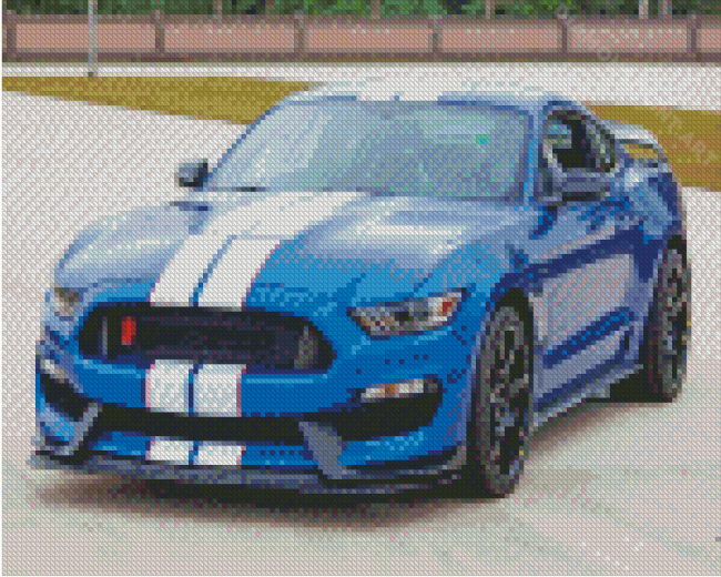Ford Mustang Car Diamond Painting