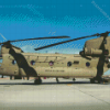 Chinook Helicopter Diamond Painting