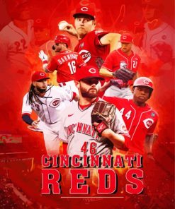 Cincinnati Reds Baseball Diamond Painting