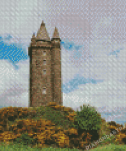 Scrabo Tower In Ireland Diamond Painting