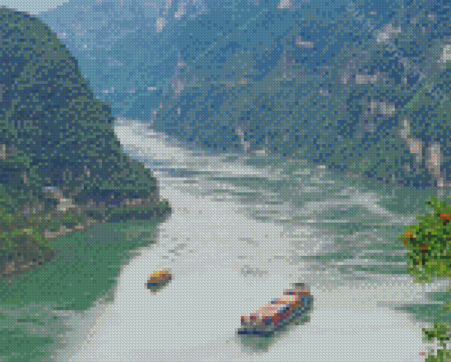 Yangtze River China Diamond Painting