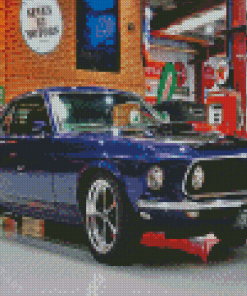 Ford Mustang Fastback Car Diamond Painting