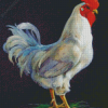 Big White Rooster Diamond Painting