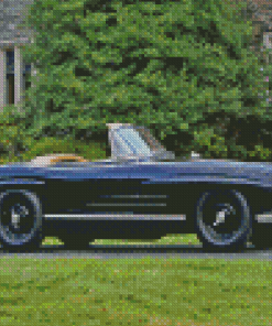 Black Mercedes Side View Diamond Painting